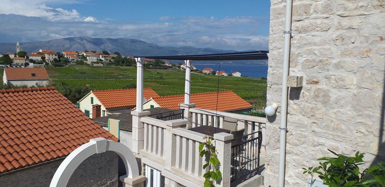 Stone House Apartments Didini Dvori Lumbarda Exterior foto