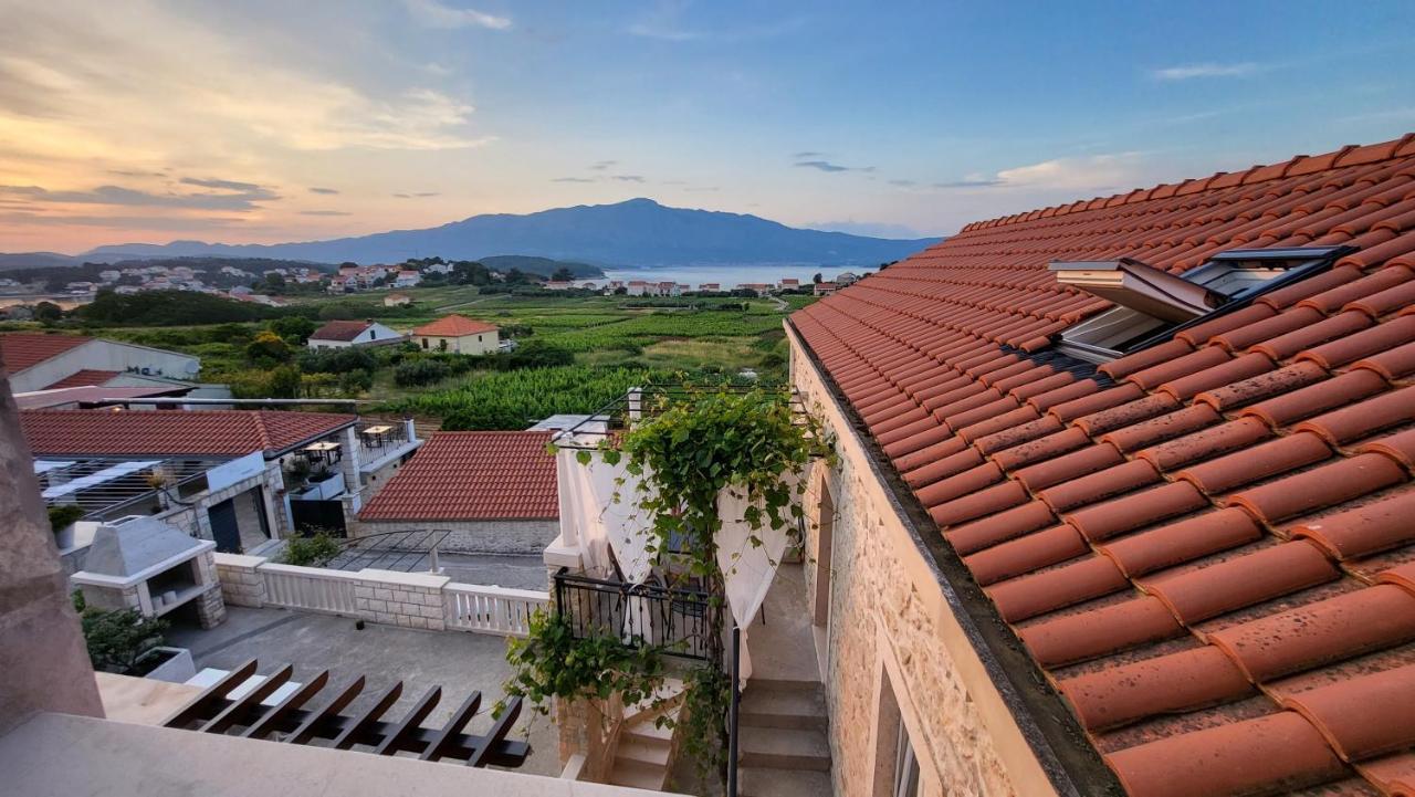 Stone House Apartments Didini Dvori Lumbarda Exterior foto